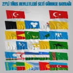 27'li Türk Devletleri Seti Tüm Ölçülerde (Sopasız)