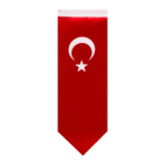 Kılıç Kesim Türk T Masa Bayrağı (Direksiz)