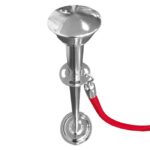 Protokol Köşesi Krom Bariyer - 75 cm - Görsel 2
