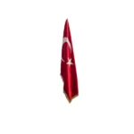 Telasız Simli Türk Makam Bayrağı